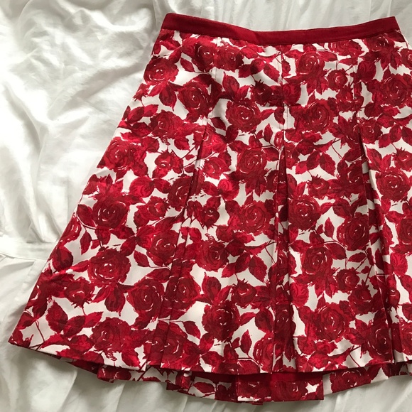 Liz Claiborne Dresses & Skirts - Beautiful Pleated Silk Rose Skirt - Liz Claiborne